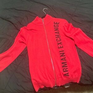 Armani Exchange Vibrant Red Sweater